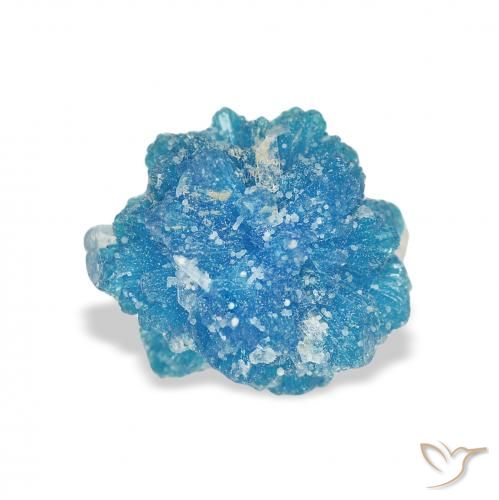 1.97ct Naturale Azzurro profondo Cavansite, Taglio a fantasia, Opaco
