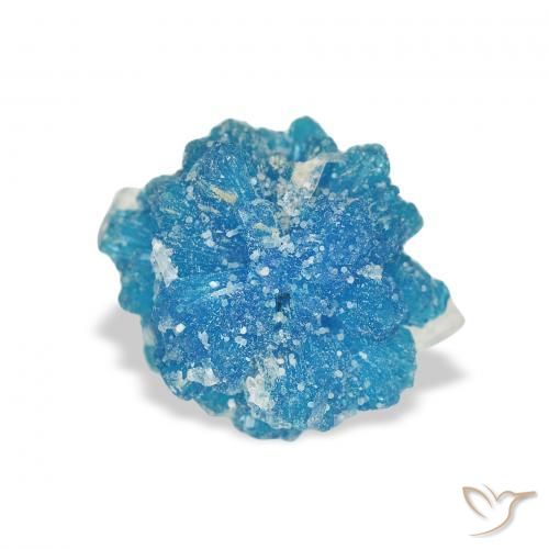 Cavansite Azzurro profondo naturale da 1.97 ct, Taglio a fantasia, Opaco