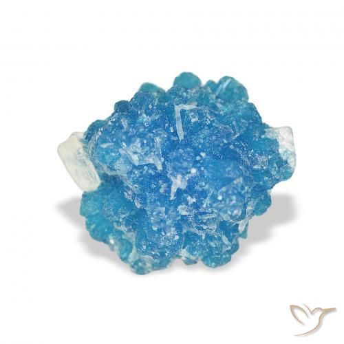 Cavansite Azzurro profondo naturale da 1.97 ct, Taglio a fantasia, Opaco