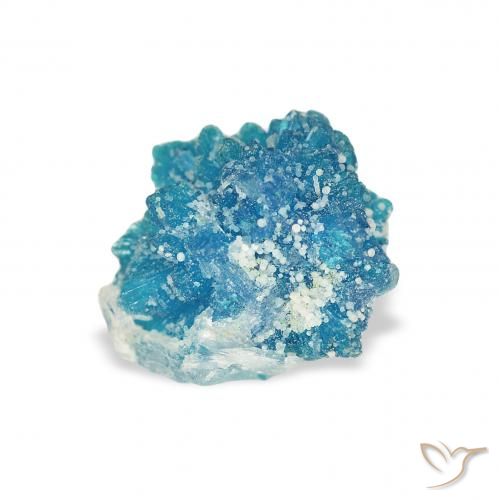 1.14ct Naturale Blu Cavansite, Taglio a fantasia, Opaco