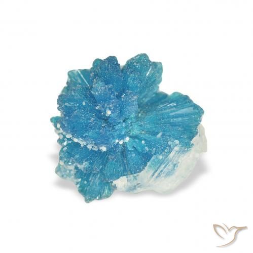 Cavansite Blu naturale da 1.14 ct, Taglio a fantasia, Opaco