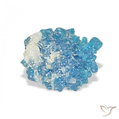 Cavansite Yale Blue naturale da 3.56 ct, Taglio a fantasia, Opaco