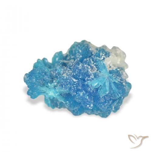 Cavansite Yale Blue naturale da 3.56 ct, Taglio a fantasia, Opaco