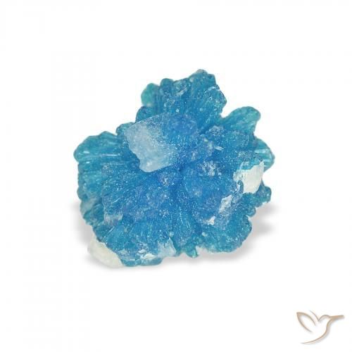 Cavansite Blu naturale da 1.07 ct, Taglio a fantasia, Opaco