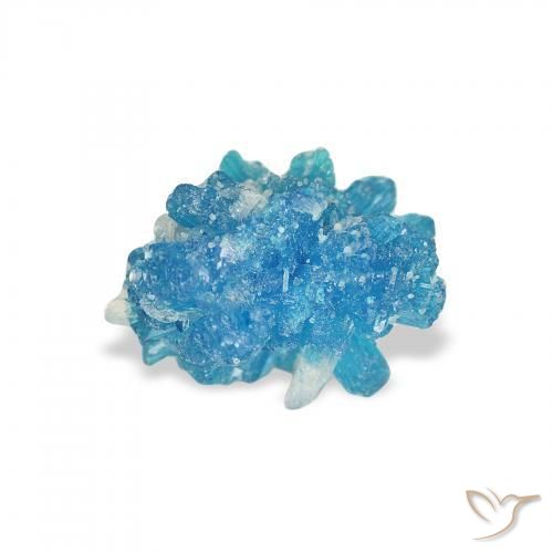 Cavansite Blu naturale da 1.07 ct, Taglio a fantasia, Opaco