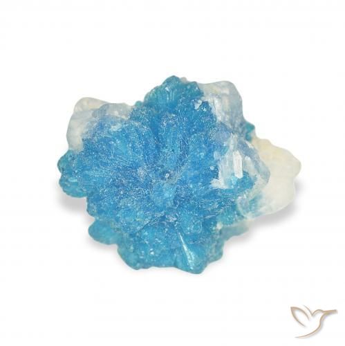 Cavansite Yale Blue naturale da 1.83 ct, Taglio a fantasia, Opaco