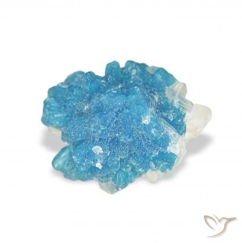 Cavansite Yale Blue naturale da 1.83 ct, Taglio a fantasia, Opaco