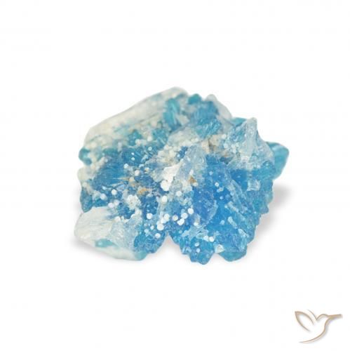Cavansite Yale Blue naturale da 1.06 ct, Taglio a fantasia, Opaco