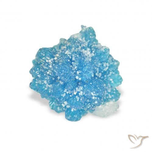 1.36ct Naturale Yale Blue Cavansite, Taglio a fantasia, Opaco