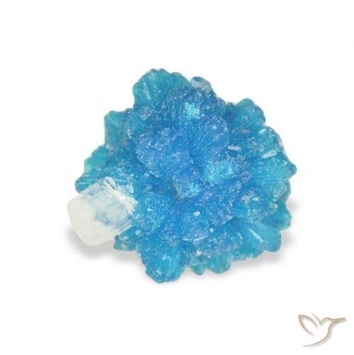 Cavansite Yale Blue naturale da 1.36 ct, Taglio a fantasia, Opaco