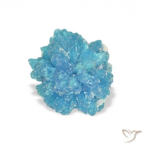 Cavansite Yale Blue naturale da 1.53 ct, Taglio a fantasia, Opaco