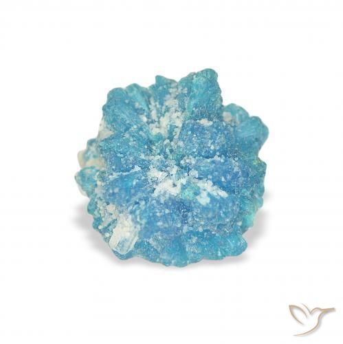 Cavansite Yale Blue naturale da 1.53 ct, Taglio a fantasia, Opaco