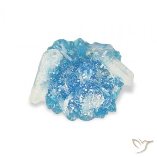 1.75ct Naturale Yale Blue Cavansite, Taglio a fantasia, Opaco
