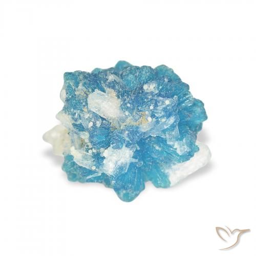 1.25ct Naturale Yale Blue Cavansite, Taglio a fantasia, Opaco
