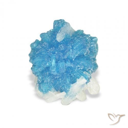 Cavansite Yale Blue naturale da 1.86 ct, Taglio a fantasia, Opaco