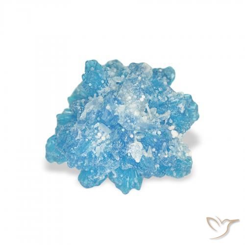 Cavansite Yale Blue naturale da 1.29 ct, Taglio a fantasia, Opaco