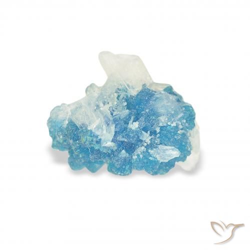 Cavansite Blu naturale da 1.11 ct, Taglio a fantasia, Opaco