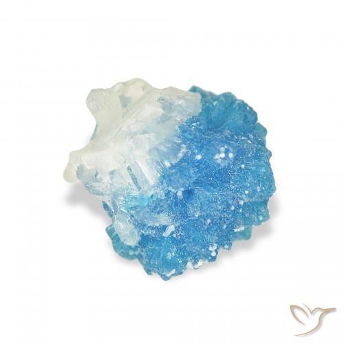 1.99ct Naturale Blu Cavansite, Taglio a fantasia, Opaco