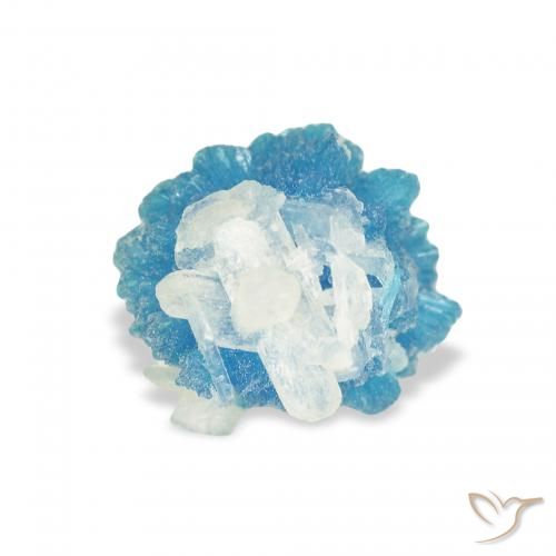 Cavansite Blu naturale da 1.99 ct, Taglio a fantasia, Opaco