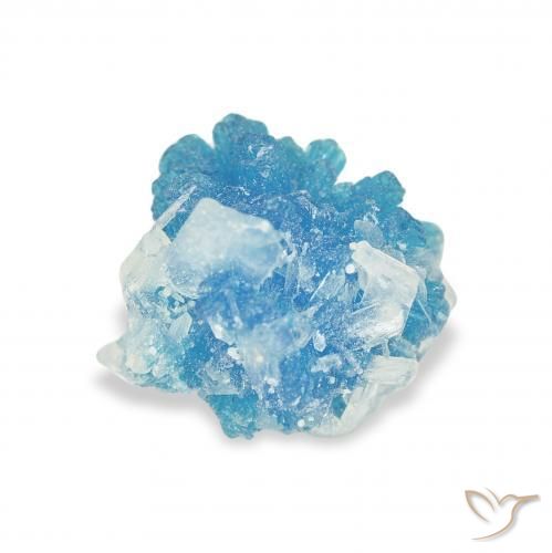Cavansite Blu naturale da 1.76 ct, Taglio a fantasia, Opaco