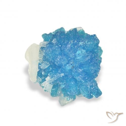 1.51ct Naturale Blu Cavansite, Taglio a fantasia, Opaco