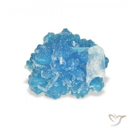 Cavansite Blu naturale da 2.53 ct, Taglio a fantasia, Opaco