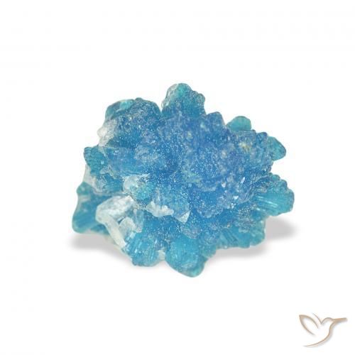 Cavansite Blu naturale da 1.58 ct, Taglio a fantasia, Opaco