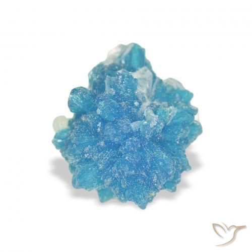 Cavansite Blu naturale da 1.58 ct, Taglio a fantasia, Opaco