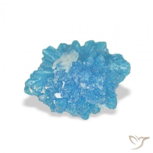 1.65ct Naturale Blu Cavansite, Taglio a fantasia, Opaco