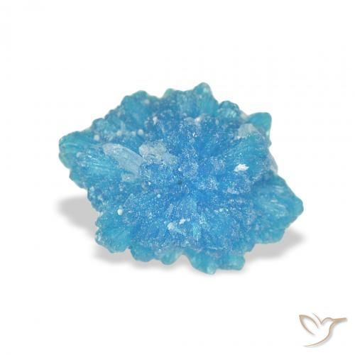 Cavansite Blu naturale da 1.65 ct, Taglio a fantasia, Opaco