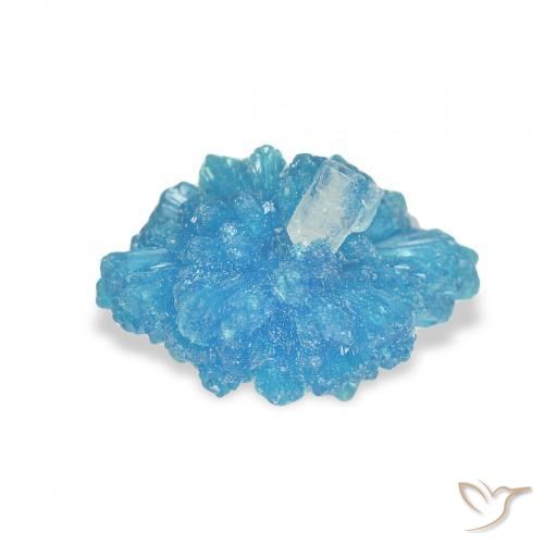 Cavansite Blu naturale da 1.65 ct, Taglio a fantasia, Opaco