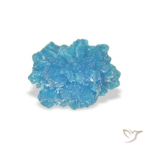 Cavansite Blu naturale da 1.05 ct, Taglio a fantasia, Opaco