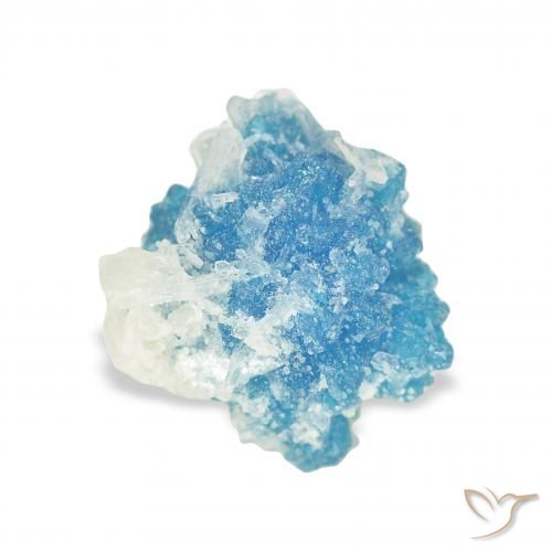 Cavansite Blu naturale da 1.80 ct, Taglio a fantasia, Opaco