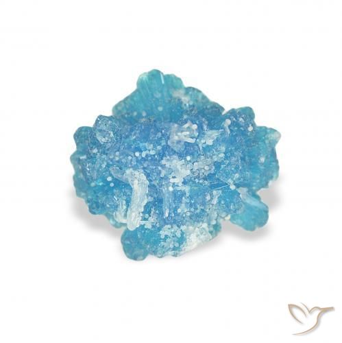 Cavansite Blu naturale da 1.02 ct, Taglio a fantasia, Opaco