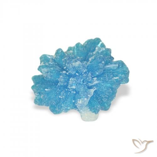 1.02ct Naturale Blu Cavansite, Taglio a fantasia, Opaco