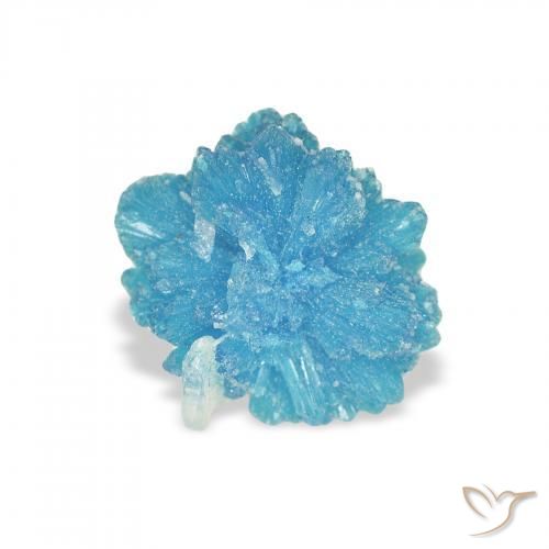 Cavansite Blu naturale da 1.02 ct, Taglio a fantasia, Opaco
