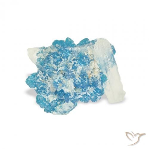 Cavansite Blu naturale da 1.51 ct, Taglio a fantasia, Opaco