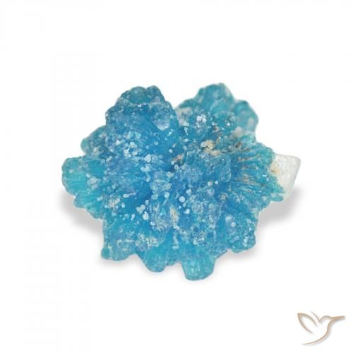 1.39ct Naturale Blu Cavansite, Taglio a fantasia, Opaco
