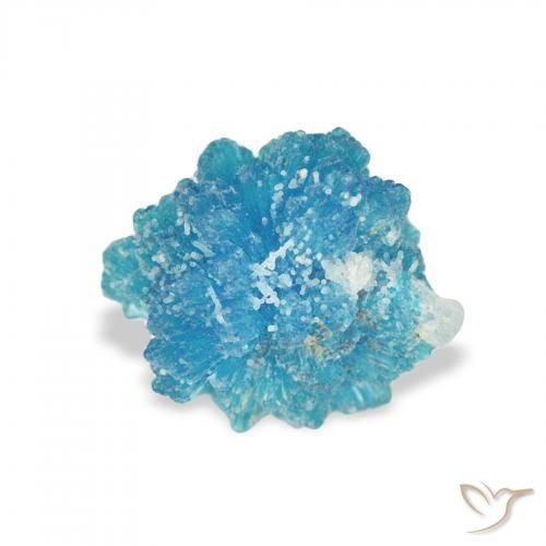 Cavansite Blu naturale da 1.39 ct, Taglio a fantasia, Opaco