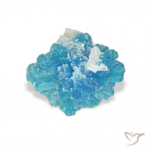 Cavansite Blu naturale da 1.53 ct, Taglio a fantasia, Opaco