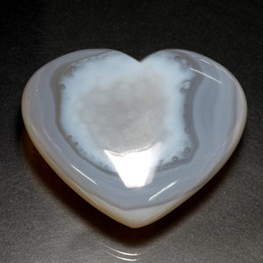 Calcedonio naturale blu da 120,50 ct, trasparente, trasparente/traslucido