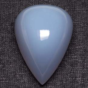 Calcedonio naturale blu da 193,10 ct, trasparente, trasparente/traslucido