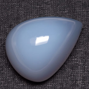 Calcedonio naturale blu da 193,10 ct, trasparente, trasparente/traslucido