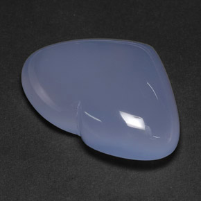 Calcedonio naturale blu da 117,45 ct, trasparente, trasparente/traslucido