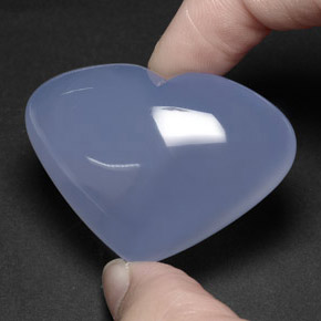 Calcedonio naturale blu da 117,45 ct, trasparente, trasparente/traslucido