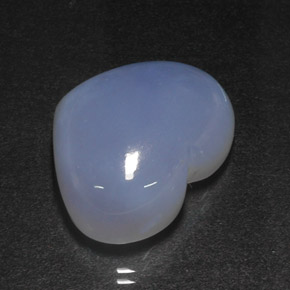 Calcedonio naturale blu da 31,47 ct, trasparente, trasparente/traslucido