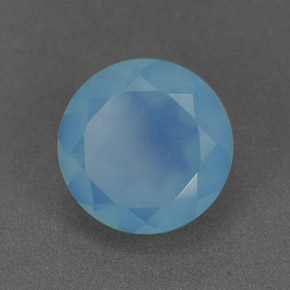 Calcedonio Blu naturale da 1.07 ct, Trasparente, Trasparente/Traslucido