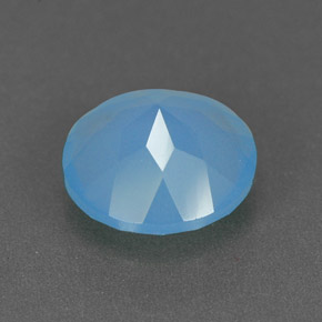 Calcedonio Blu naturale da 1.07 ct, Trasparente, Trasparente/Traslucido