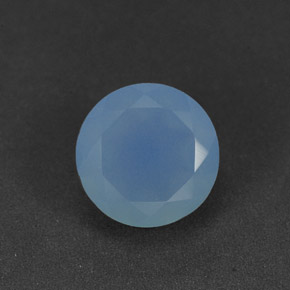 Calcedonio Blu naturale da 1.08 ct, Trasparente, Trasparente/Traslucido
