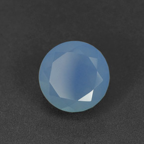 Calcedonio Blu naturale da 1.08 ct, Trasparente, Trasparente/Traslucido